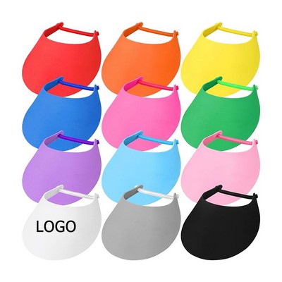 EVA Adjustable Foam Visors with Coil Bands