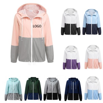 Hooded Outdoor Rain Jacket
