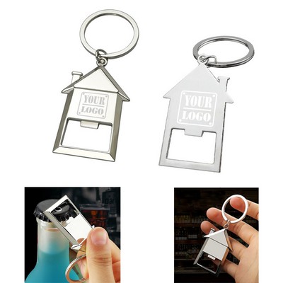 House Shape Keychain/Bottle Opener