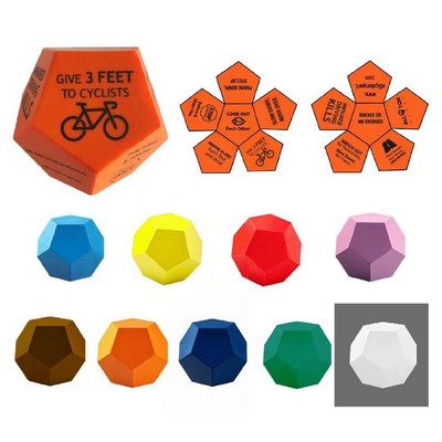 12 Sided Dice Foam (Traffic)