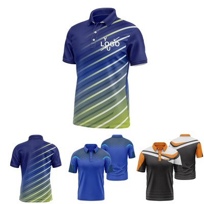 Unisex Ultra-Soft Sublimation Polo Shirt