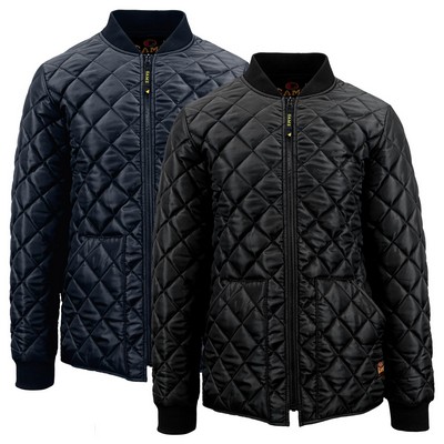 The Icon Diamond Quilted Chore Coat