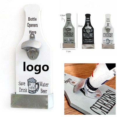 Bottle Opener W/ Cap Catcher