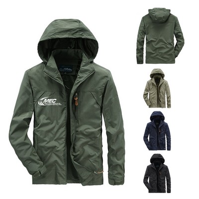 Men's Outdoor Windproof Waterproof Jacket