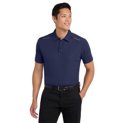 Port Authority® Pinpoint Mesh Polo Shirt