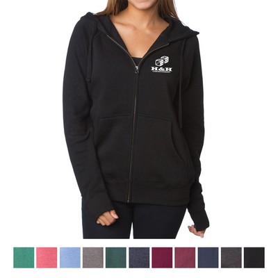 Independent Trading Company Unisex Blend Zip Hooded Sweatshirt
