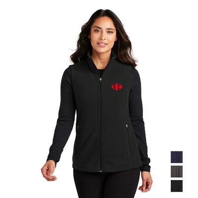 Port Authority® Women's Accord Microfleece Embroidered Vest