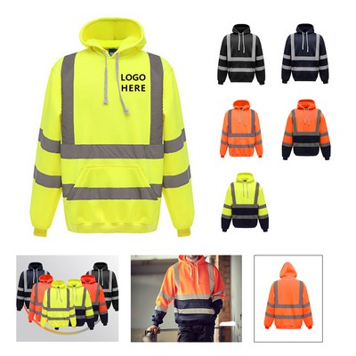 Class 3 Reflective Work Hoodie