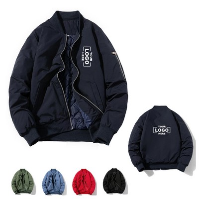 Quilted Jacket Warm Flight Jacket