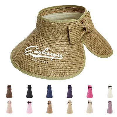 Women Foldable Wide Brim Sun Visor