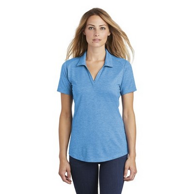 Sport-Tek ® Women's PosiCharge ® Tri-Blend Wicking Polo.