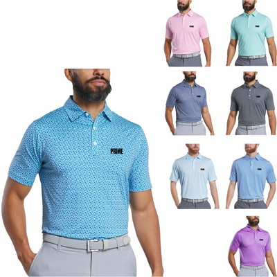 FootJoy Men's Allover Floral Print Polo