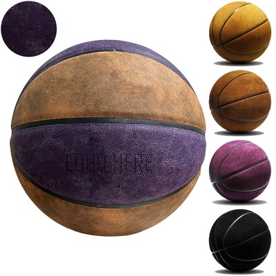 Official Size 7 Suede Leather Basketball