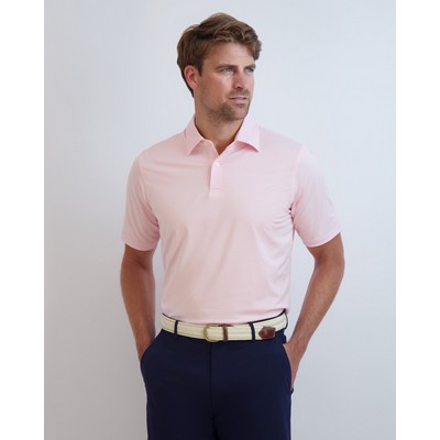 Fairway & Greene Men's Owens Stripe Tech Jersey Polo Shirt