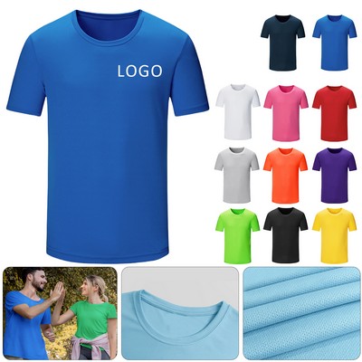 Unisex Polyester Quick Drying T-Shirt