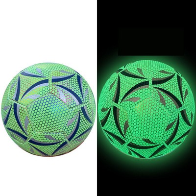 Reflective Fluorescent PU Soccer Ball