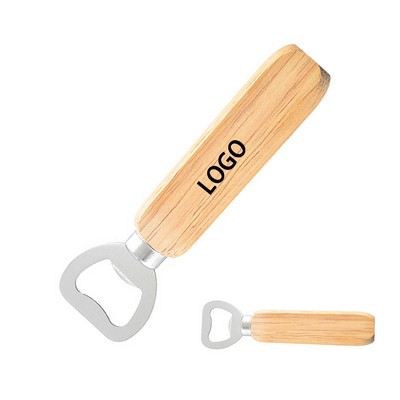 Wooden Handle Bottle Opener