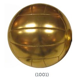 VOLLEYBALL - MINI GOLD TROPHY, METALLIC, Synthetic, 6.25" diameter