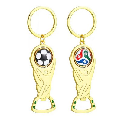 World Cup Team Keychain W/ Bottle Opener
